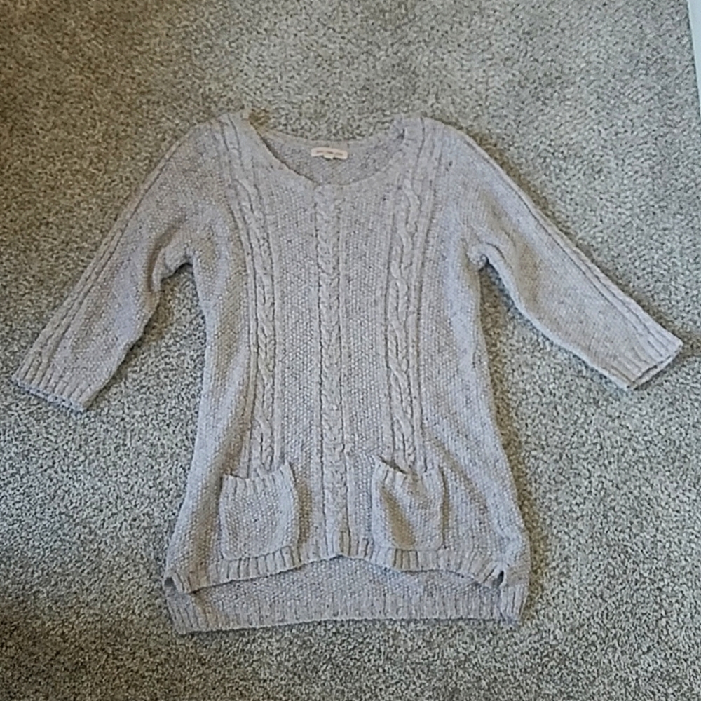 Pink Rose knit sweater
